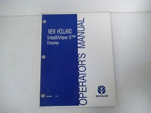 New Holland IntelliView II display operators manual - Picture 1 of 1