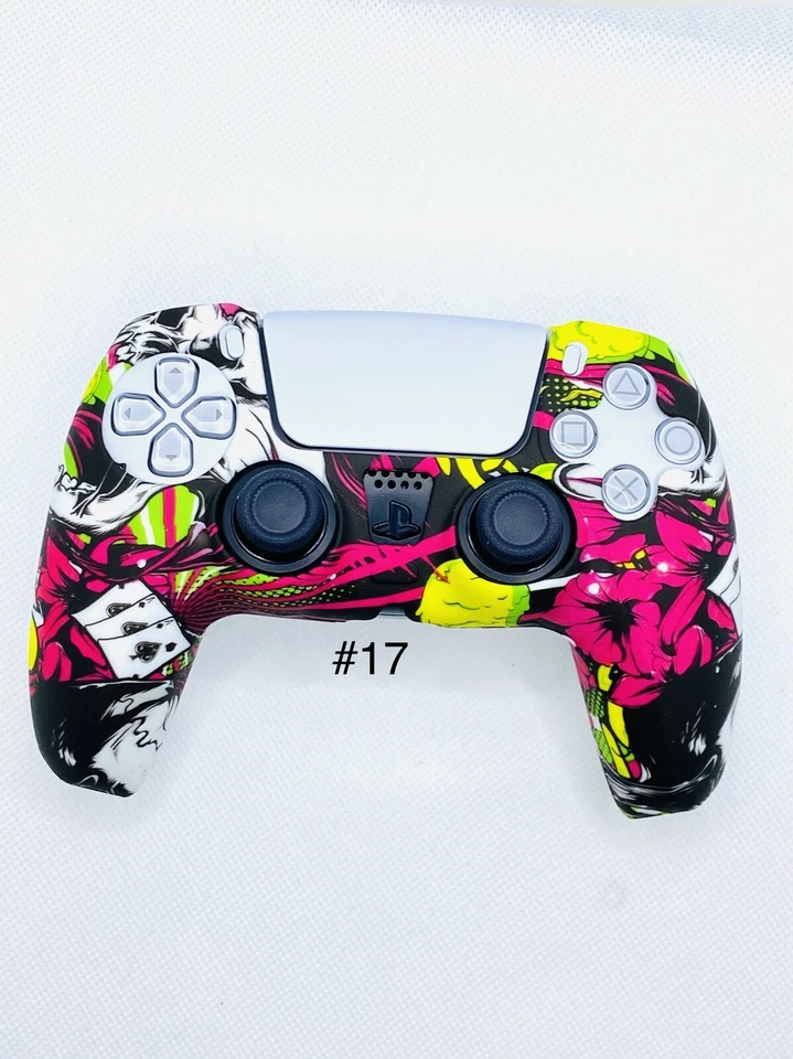 Performance Gaming Skin Rubber Case Cover Sony PS5 Dualsense Controller Grips - Image 1 of 1