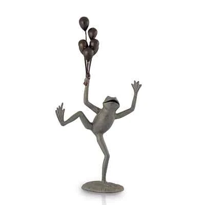 Vendedor de globos rana jardín estatua escultura alto 36 pulgadas alto ~ SPI Home 53043 Foto 1 de 4