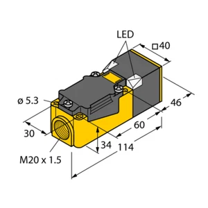 TURCK NI20-CP40-Y1X 10111 Inductive sensor⊕IK - Picture 1 of 4