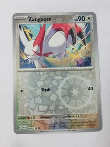 Zangoose 146/198 Pokemon TCG Reverse Holo Card Common Scarlet & Violet NM - Picture 1 of 2