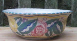 CARTER STABLER POOLE POTTERY HAND PAINTED BOWL ART DECO - Picture 1 of 5