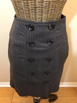 APT 9 - FALDA ABOTONADA MARRÓN BEIGE - 4 Foto 1 de 3