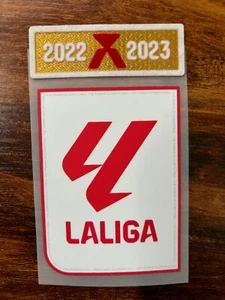 Spanish La Liga 2022-23 & 2023-24 Champion Patch FC Barcelona - Picture 1 of 6