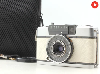 OLYMPUS PEN EE-2 White Half Frame Film Camera JAPAN Red Flag OK [Near MINT+] - Image 1 of 4