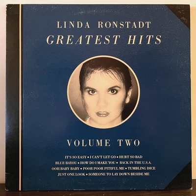 LINDA RONSTADT - Greatest Hits Volume 2 (1980) - 12" Vinyl Record LP - VG+ - Image 1 of 4