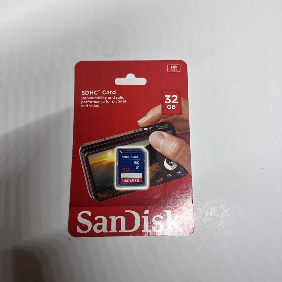 SanDisk 32GB Class 4 SDHC Memory Card - Brand new - Image 1 of 1