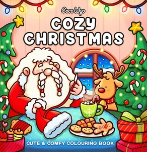 Christmas Coloring Book for Adults and Kids: Cozy, Cute & Relaxing Festive Desig - Picture 1 of 4