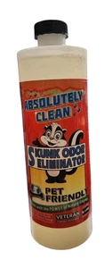 Dogs & Cats Absolutely Clean Products Skunk Odor Eliminator 16 fl oz Enzymes  - Picture 1 of 2