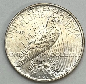 Silber Dollar 1926 D US Peace - Bild 1 von 4