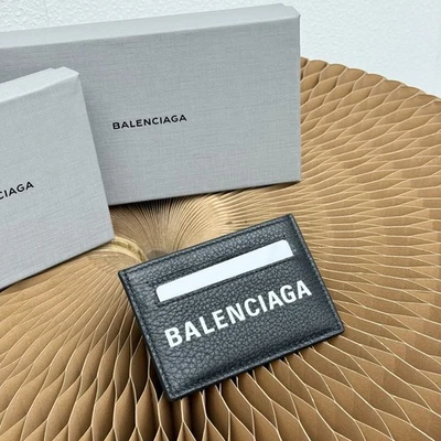 Tarjetero Balenciaga Cuero Unisex Negro NUEVO Foto 1 de 4