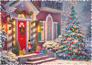 Decked Out for the Holidays (475 Piece Wooden Jigsaw Puzzle) - Picture 1 of 6