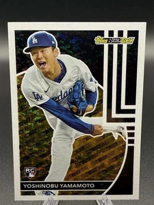 2024 Topps Baseball nero oro #BG-13 Yoshinobu Yamamoto L. A. Dodgers RC - Foto 1 di 2