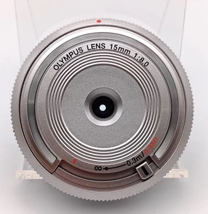 [Near Mint] Olympus Lens 15mm f/8 Silver BCL-1580 Body Cap Lens for Pen Camera25 - Bild 1 von 18