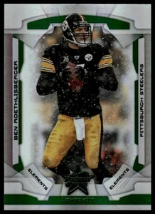 2008 Leaf Rookies & Stars Longevity #113 Ben Roethlisberger Emerald #/49 - Picture 1 of 2