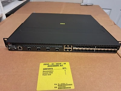 Brocade NetIron BR-CES-2024C-4X-AC (NEW) - Image 1 of 4