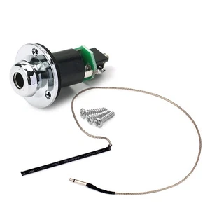 Ukulele Piezo Pickup Under Saddle Output End Pin Jack For Acoustic Guitar - Imagen 1 de 8