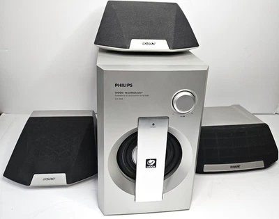 Philips Powered Subwoofer SW986  with Set of 3 Sony Speakers (Tested) - Image 1 of 4