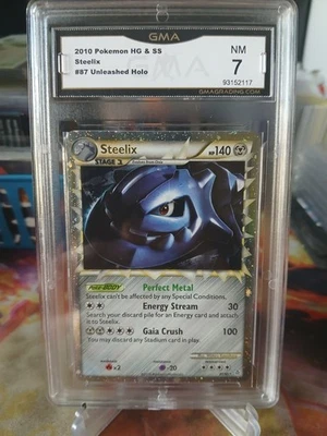 Steelix 87/95 Pokemon HGSS Unleashed Holo Rare GMA Near Mint - Image 1 of 2