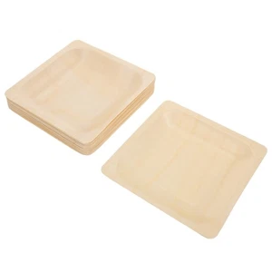 20 Pcs Wooden Sushi Plate Japanese Food Serving Tray Appetizer Plates - Picture 1 of 12
