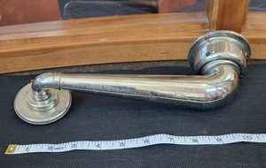 Antique Gramophone Phonograph Chrome Metal Part Tone Arm Columbia Reproducer - Bild 1 von 7