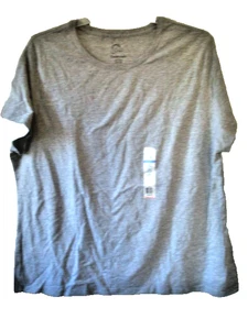 Lasies Plus Tee Top Gray Size 3X  22W-24W JMS NEW - Picture 1 of 2