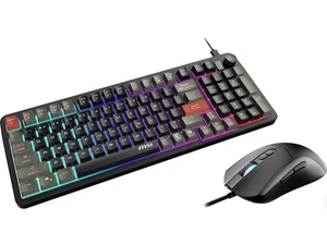 MSI Forge GK110 & GM320 Combo - Gaming Keyboard & Mouse Set, Membrane Switches, - Picture 1 of 4