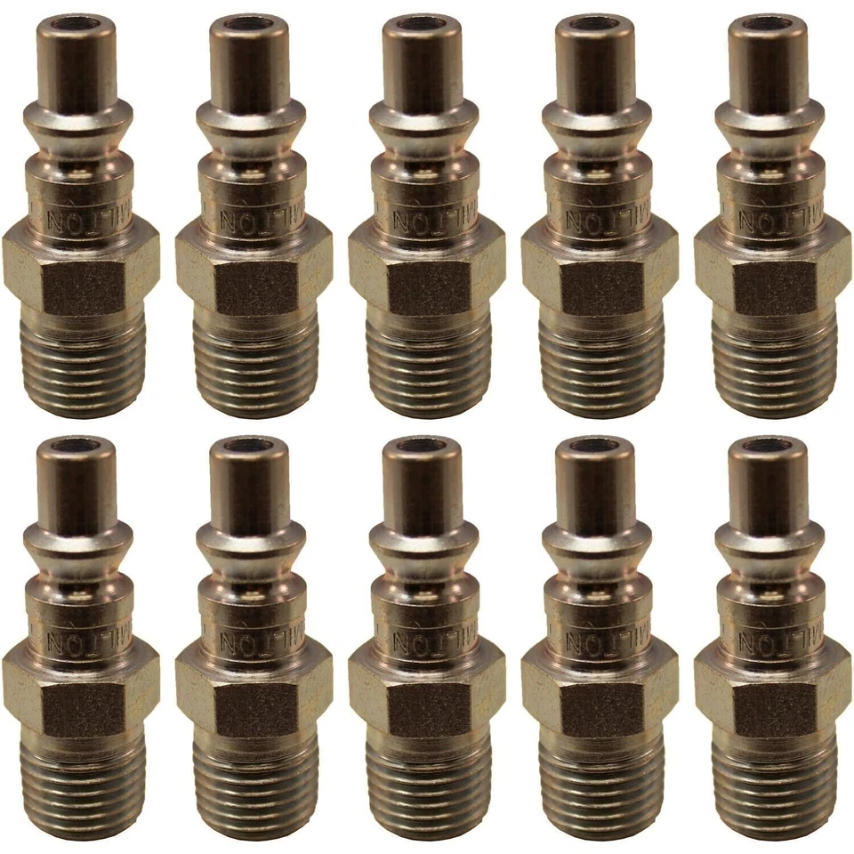 Milton 777 1/4 дюйма MNPT A-Style вилка упаковка из 10 шт. - Изображение 1 из 1