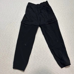 REI Co-op Boy’s Convertible Cargo Hiking Pants Size Medium Black Stretch Outdoor - Picture 1 of 6