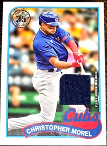 2024 Topps Series 1 35th Anniversary #89BR-CM Christopher Morel Jersey Relic  - Picture 1 of 1