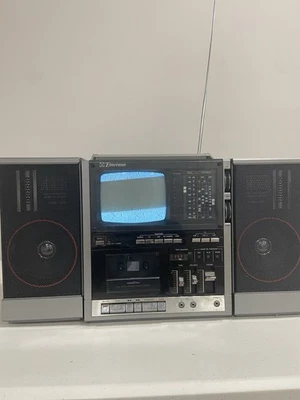 Emerson XLC-555 Boombox TVCassette Tape Radio TV De Colección - FUNCIONA POR FAVOR LEER Foto 1 de 4