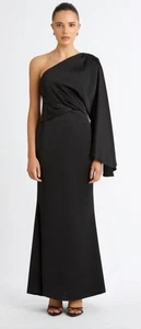 Sheike Sonique Black Maxi Dress BNWT Size 10 - Picture 1 of 3