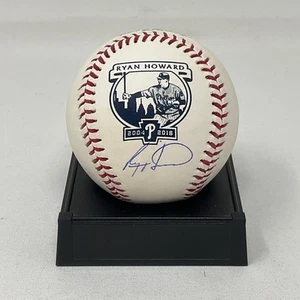 Ryan Howard Autographed Philadelphia Phillies Retirement ROML Baseball JSA COA - Picture 1 of 2