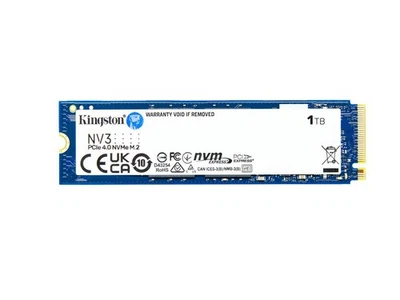 Kingston NV3 M.2 2280 1TB PCIe 4.0 x4 NVMe Internal Solid State Drive (SSD) - Image 1 of 2