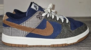 Nike Dunk Low Tweed Midnight Navy Cord Herren Gr. 11 FQ8746-410 Top Zustand - Bild 1 von 10
