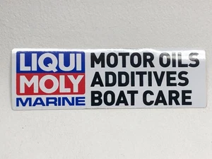 Liqui Moly Marine Sticker Motor Oils Additives Boat Care Racing Decal - Picture 1 of 2