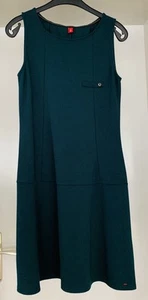 Damenkleid edc von Esprit, dunkelgrün, kaum getragen. Gr. S, ärmellos, waschbar - Bild 1 von 7