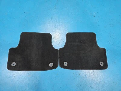 15-20 AUDI A3 Rear Left & Right Floor Carpet Mat Pair OEM - Image 1 of 4