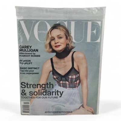 Vogue Australia Magazine May 2020 Carey Mulligan Interview by Margot Robbie NEW - Image 1 of 4