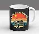 Camper Van Life Is Vantastic Funny Vanlife RV Roadtrip Vacation Gift Coffee Mug