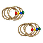 Have a Blast with 10pcs Twine Ring Throwing Game Set Outdoors