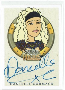 Xena & Hercules Animated Adventures Autograph Card Danielle Cormack as Ephiny