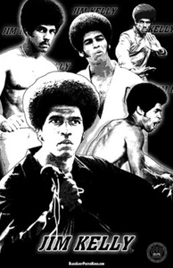 JIM KELLY 11x17 "Black Light" Poster - Picture 1 of 1