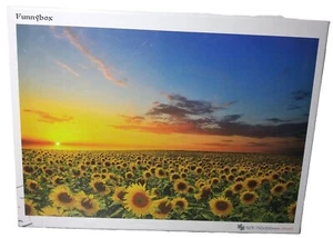 Funnybox Premium Wooden Puzzle Sunflowers in the Fields 1000 pc NEW - Picture 1 of 6