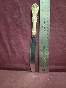 Sterling Reed &Barton BURGUNDY MODERN  KNIFE 8 7/8" no monogram - Picture 1 of 3