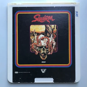 Squirm CED Video Disc Vestron Video Jeff Lieberman 70s 80s Horror Cult Film Vtg - Foto 1 di 4