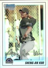 2010 Bowman Chrome Prospects Refractors #BCP52 Sheng-An Kuo Rockies NM-MT /777 