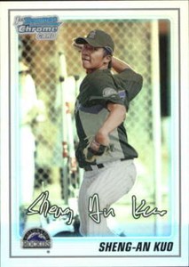 2010 Bowman Chrome Prospects Refractors #BCP52 Sheng-An Kuo Rockies NM-MT /777 