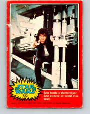 1977 OPC Star Wars #123 Solo blasts a stormtrooper!  V34370