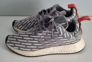 Unisex Adidas NMD R2 JD Sports Grey& Red Sneakers Trainers UK 7 - Picture 1 of 10